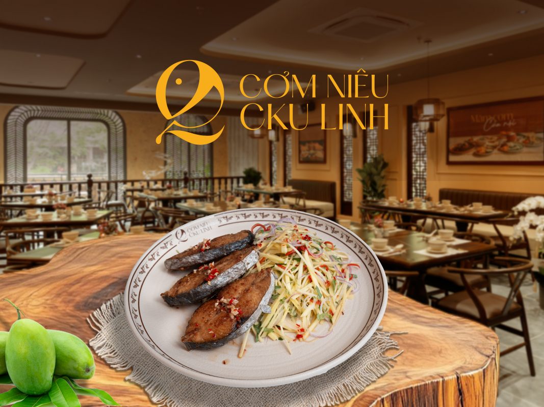 Cá thu chiên giòn sốt mắm ngọt xoài xanh
