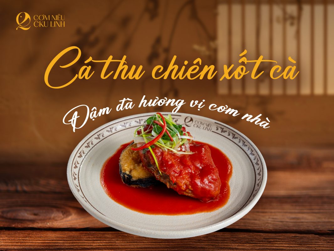 cá thu chiên xốt cà