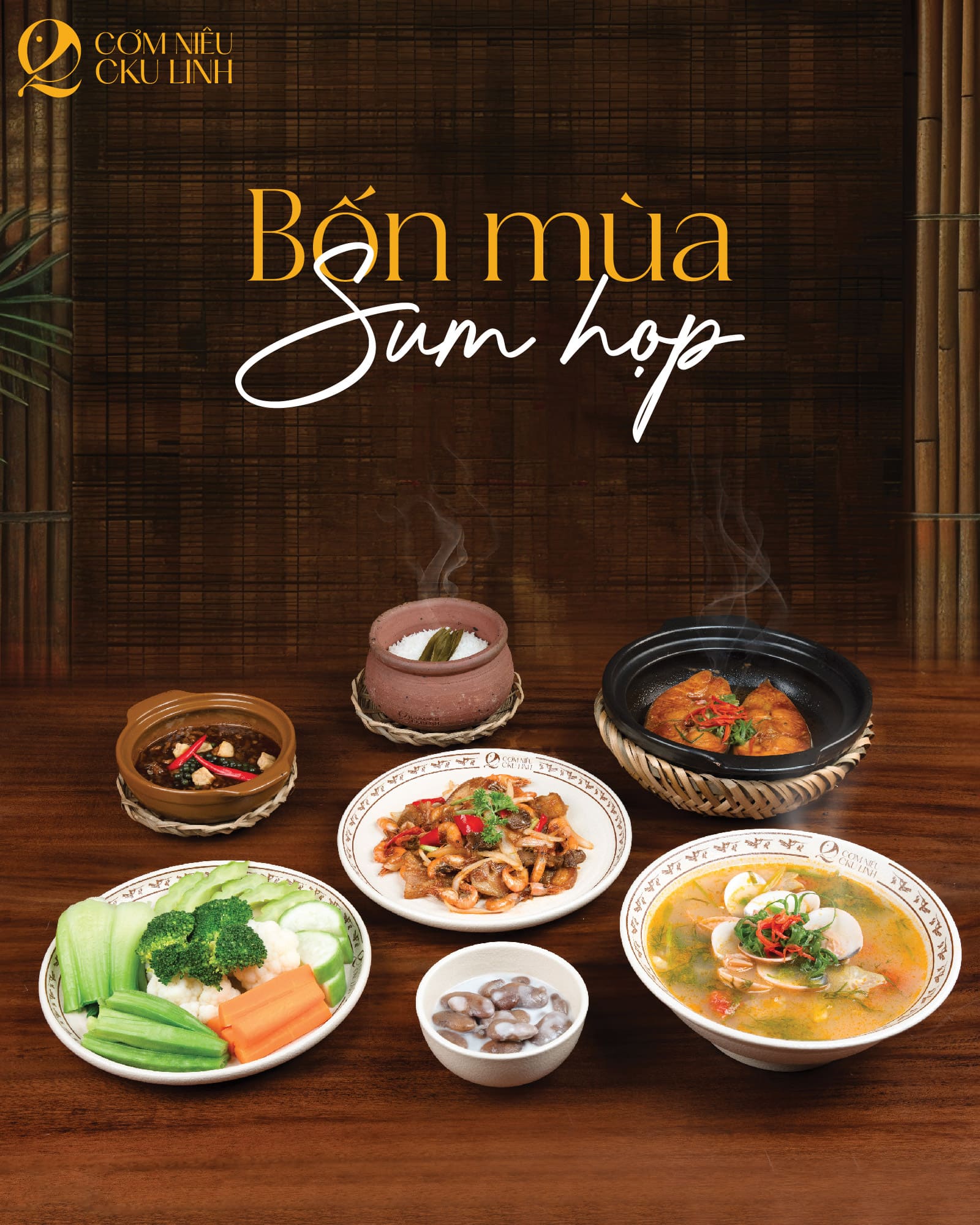 set menu Bốn mùa sum họp