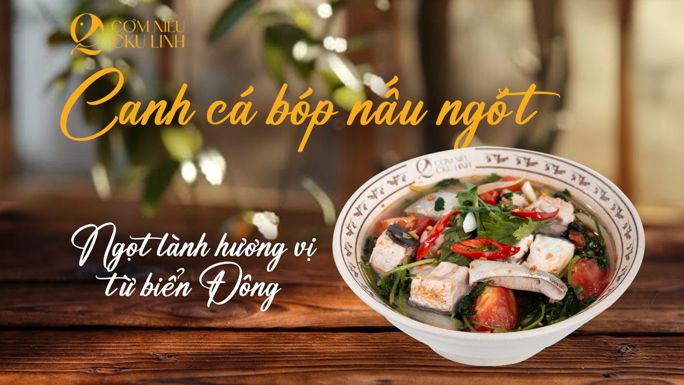 Canh cá bóp nấu ngót