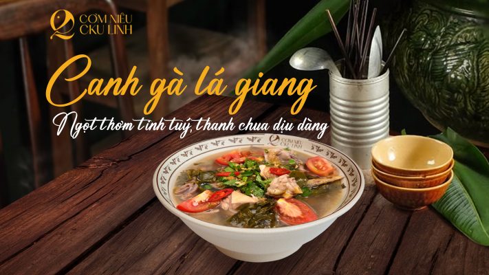 Canh gà lá giang