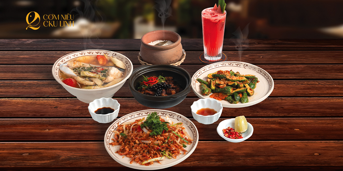 Nhà hàng gần Nhà thờ Đức Bà – Cơm Niêu CKU LINH: Hương vị quê nhà ấm áp, gần gũi