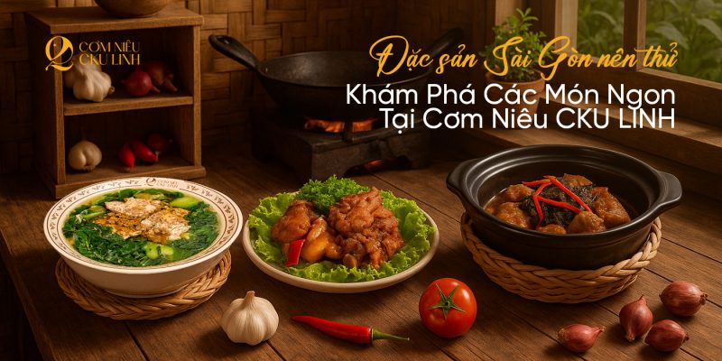 Đặc sản Sài Gòn nên thử – Khám phá các món ngon tại Cơm Niêu CKU LINH